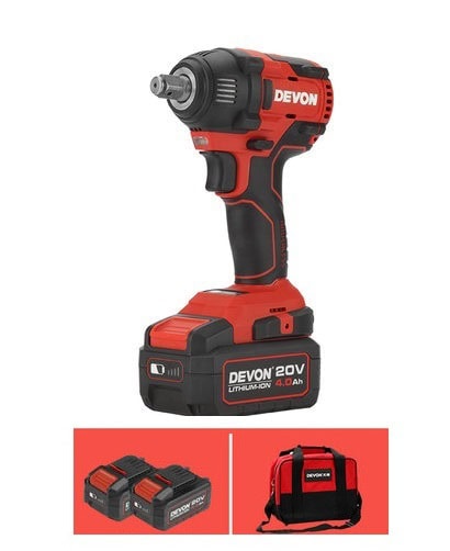 Máy siết ốc động lực 20V Devon 5733-Li-S2 Plus